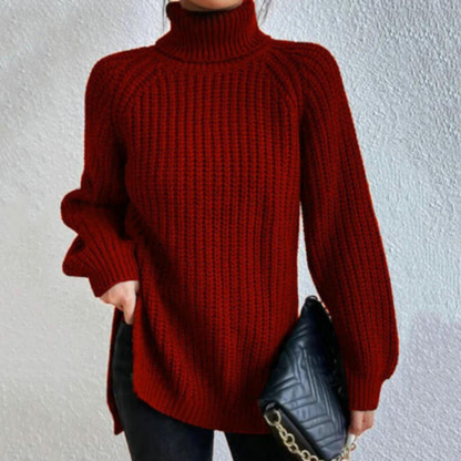 Ailith | Women’s Turtleneck Jumper | Knitted