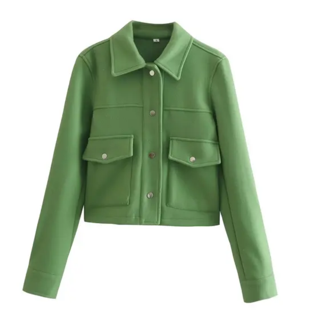 Xanthe | Women’s Cropped Jacket | Button-Down