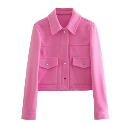 Xanthe | Women’s Cropped Jacket | Button-Down