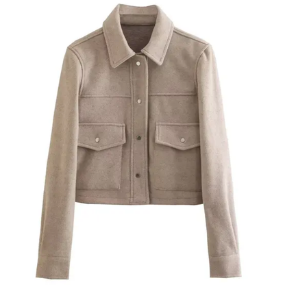 Xanthe | Women’s Cropped Jacket | Button-Down