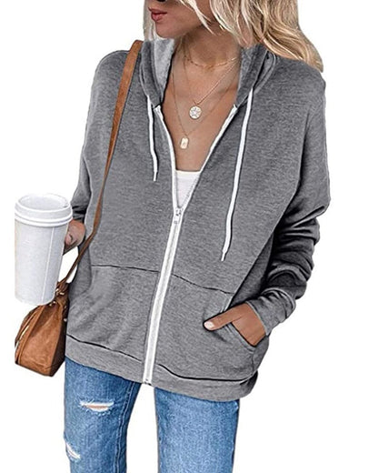 Annaline - Casual Zip Hoodie