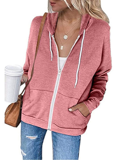 Annaline - Casual Zip Hoodie